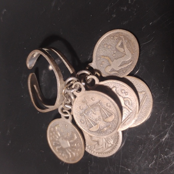 Vintage Adjustable Astrology Ring - Picture 2 of 4